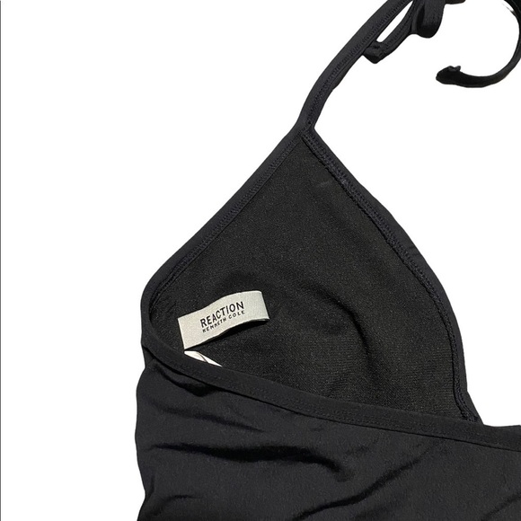 KENNETH COLE REACTION | Women's Sea Gypsy Beaded Plunge One Piece Swimsuit Large - Picture 5 of 6